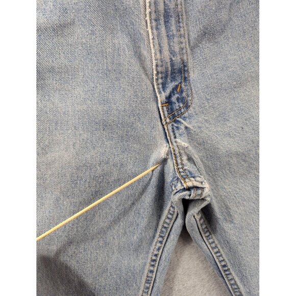 Vintage Levis 550 Jeans Mens 34x30 Light Wash Relaxed Tapered Distressed 90s - Picture 3 of 16
